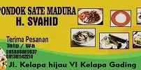 Pondok Sate Madura H. Sahid, Rawamangun