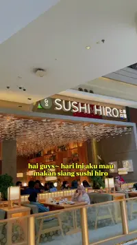 Video Makanan di Sushi Hiro Kota Kasablanka