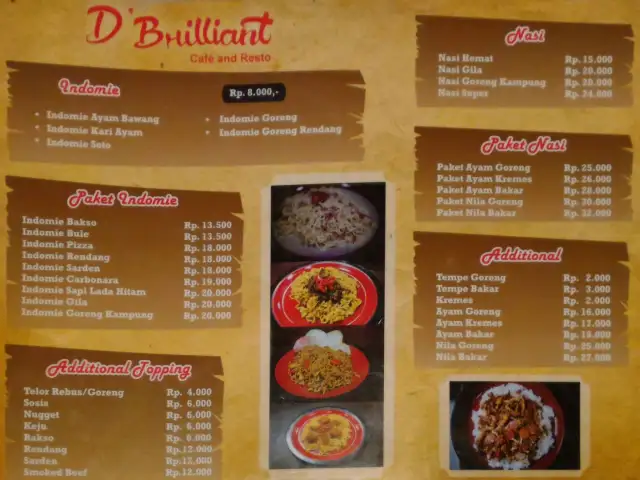 Gambar Makanan D'Brilliant Cafe & Resto 1