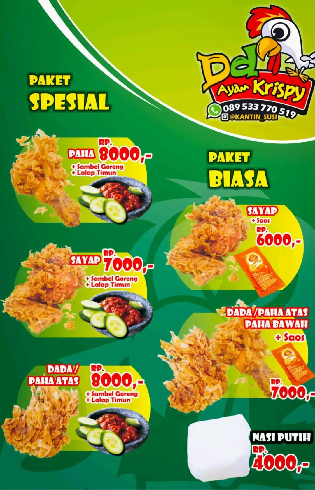 Dd Ayam Krispy Daerah Khusus Cagar Betawi