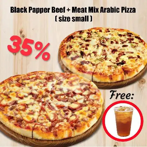 Gambar Makanan Arabic Pizza, Warung Jati Barat 4 2