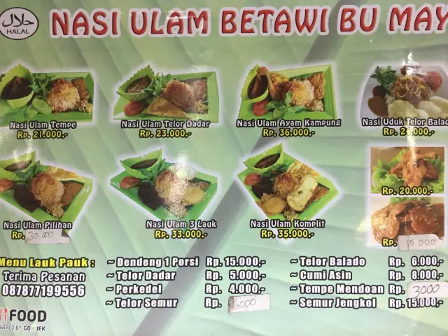 Gambar Makanan Nasi Ulam Betawi Bu May 1