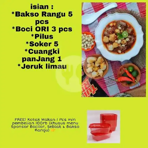 Gambar Makanan Bakso Rangu Cece, Bincarung 2 8