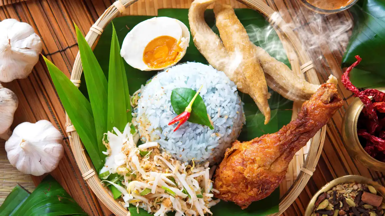 Nasi Kerabu Sotong Besar D’Mera