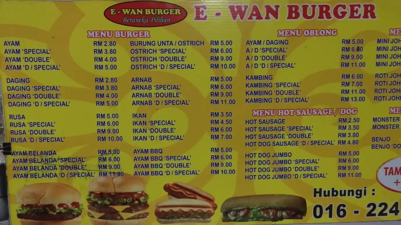 E-Wan Burger Saujana Putra