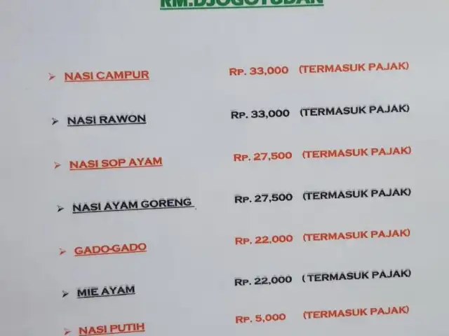 Gambar Makanan Warung Djogoyudan 1