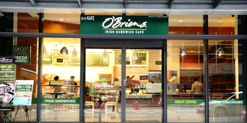 O'Briens Irish Sandwich Cafe Nu Sentral, Sandwiches, Kuala Lumpur