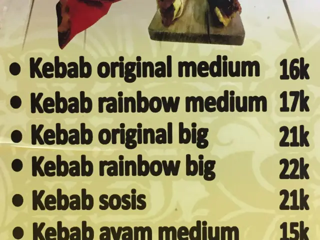 Gambar Makanan Kebab Rainbow Burger 2