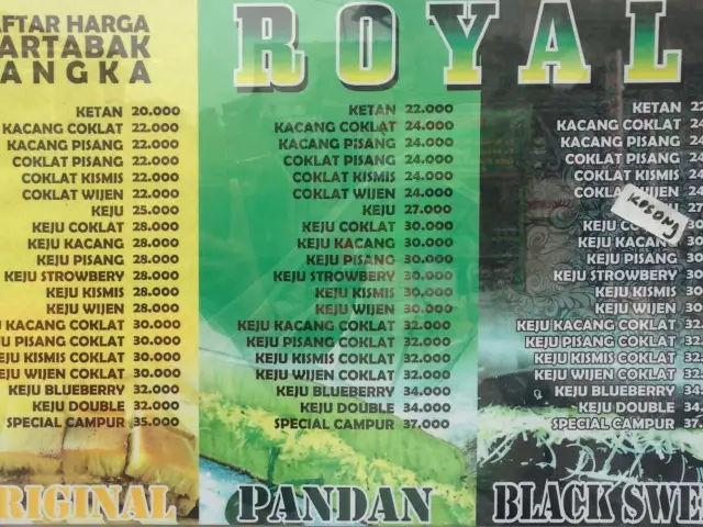 Martabak Bangka Royal