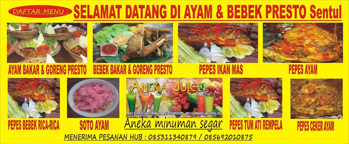 Ayam & Bebek Bakar Presto 21