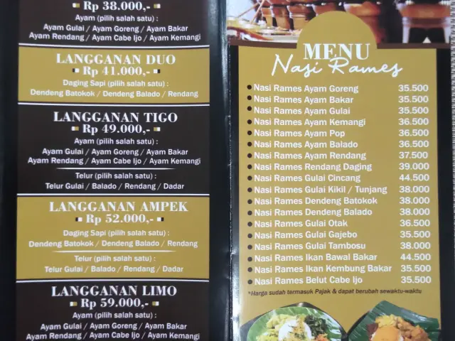 Gambar Makanan Nasi Kapau Langganan 2