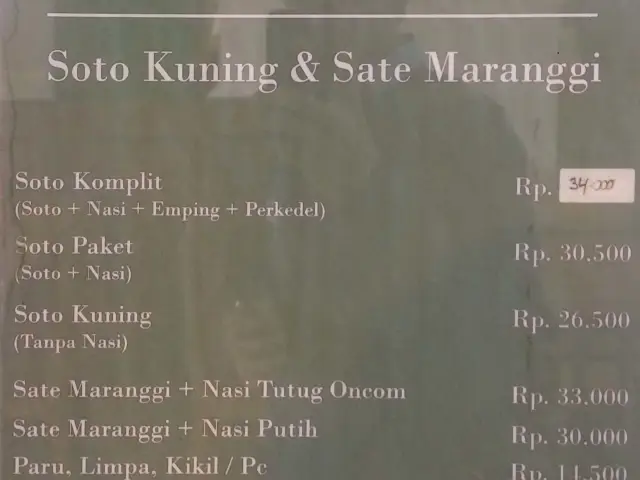 Soto Kuning & Sate Maranggi