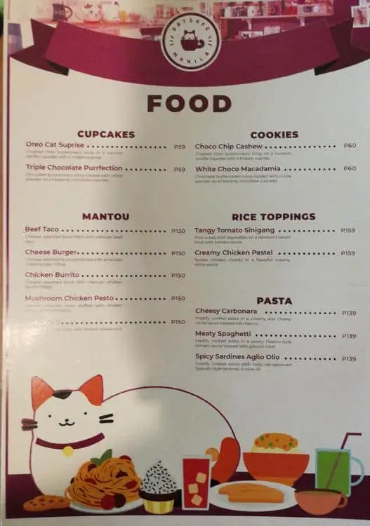 Cat Cafe Manila Food Photo 1