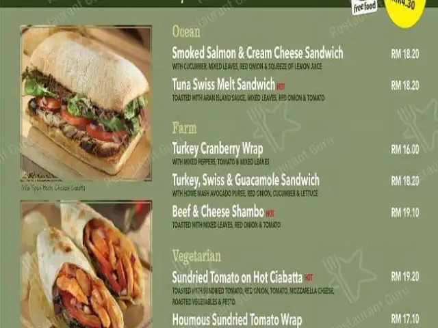 O'Briens Irish Sandwich Cafe @ Great Eastern Mall Food Photo 2