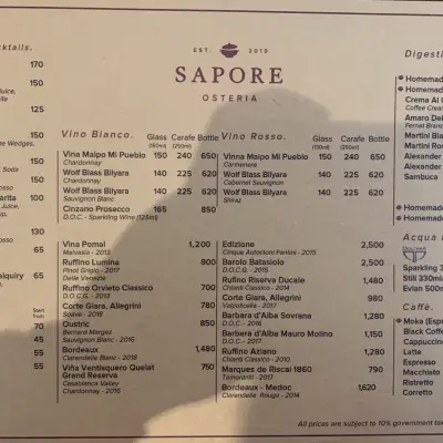 Sapore Osteria - Hotel Shangri-La Surabaya