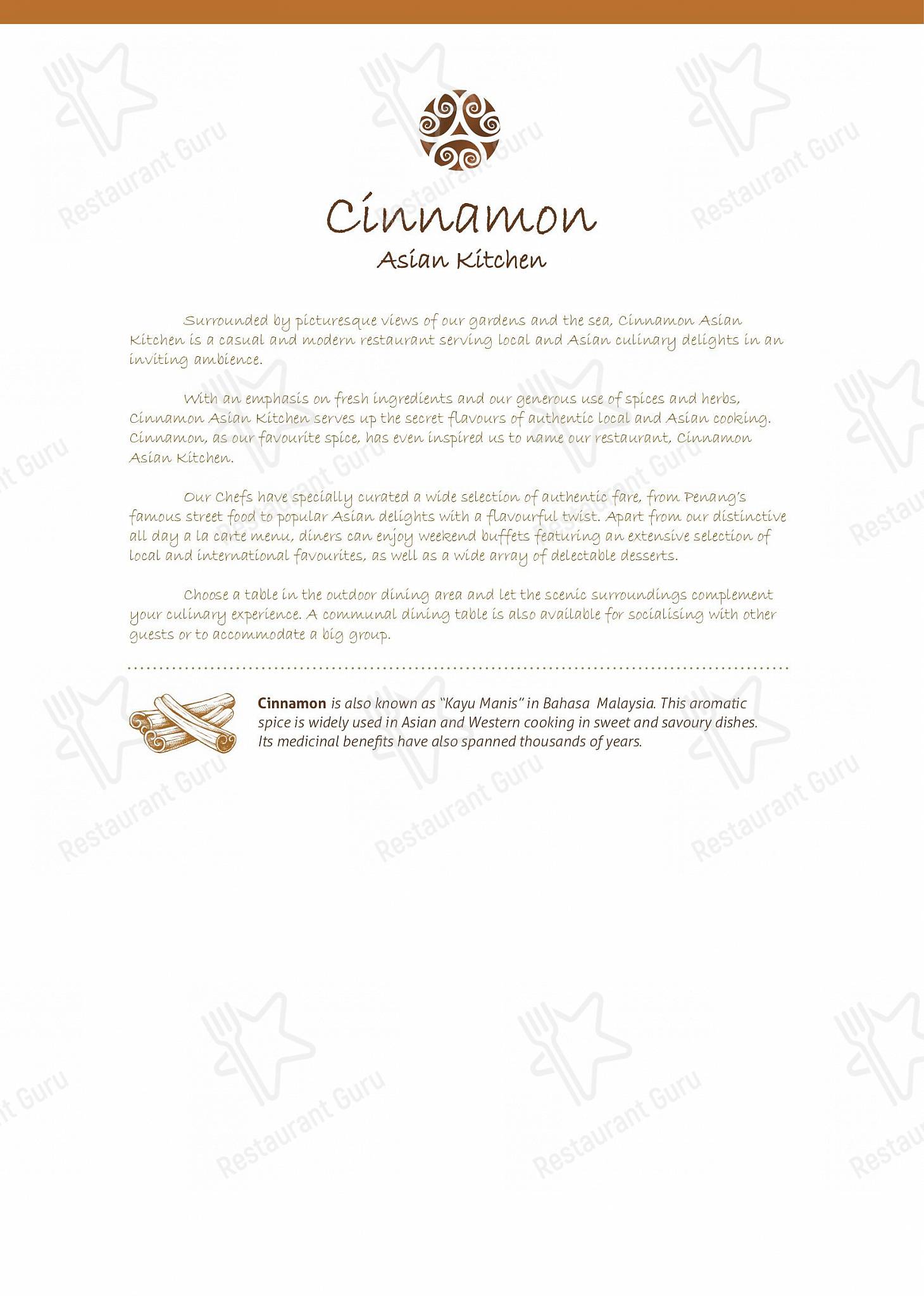 Cinnamon Asian Kitchen at PARKROYAL Penang Resort, International, Batu