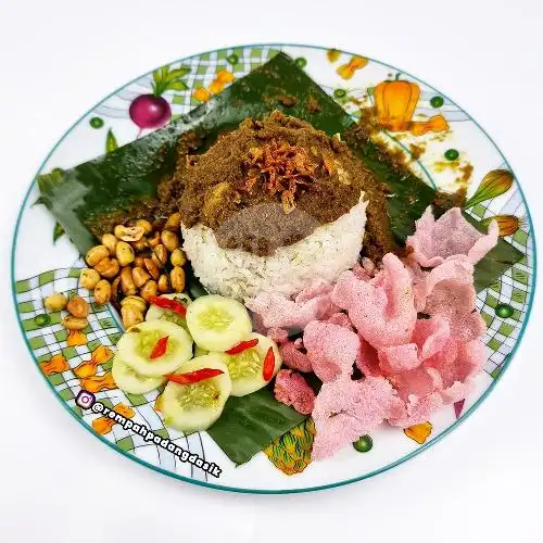 Gambar Makanan Rempah Padang DaSik, Nasi Daging Dan Ayam Rempah Padang Cabe Hijau 5