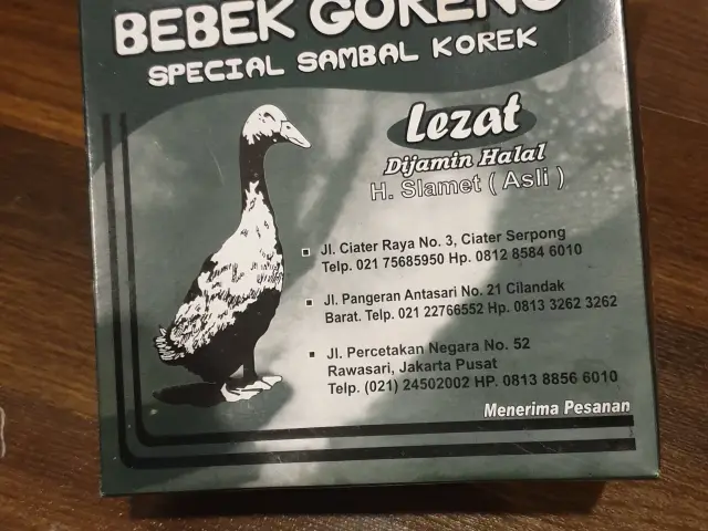 Bebek Goreng H. Slamet