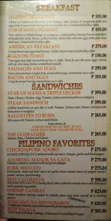 Star Of Manila Bar Food Photo 1
