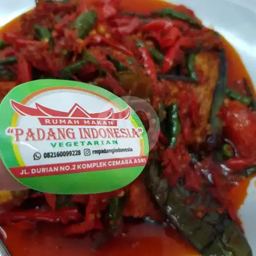 Gambar Makanan Rumah Makan Padang Indonesia Vegetarian, Komplek Cemara Asri 18
