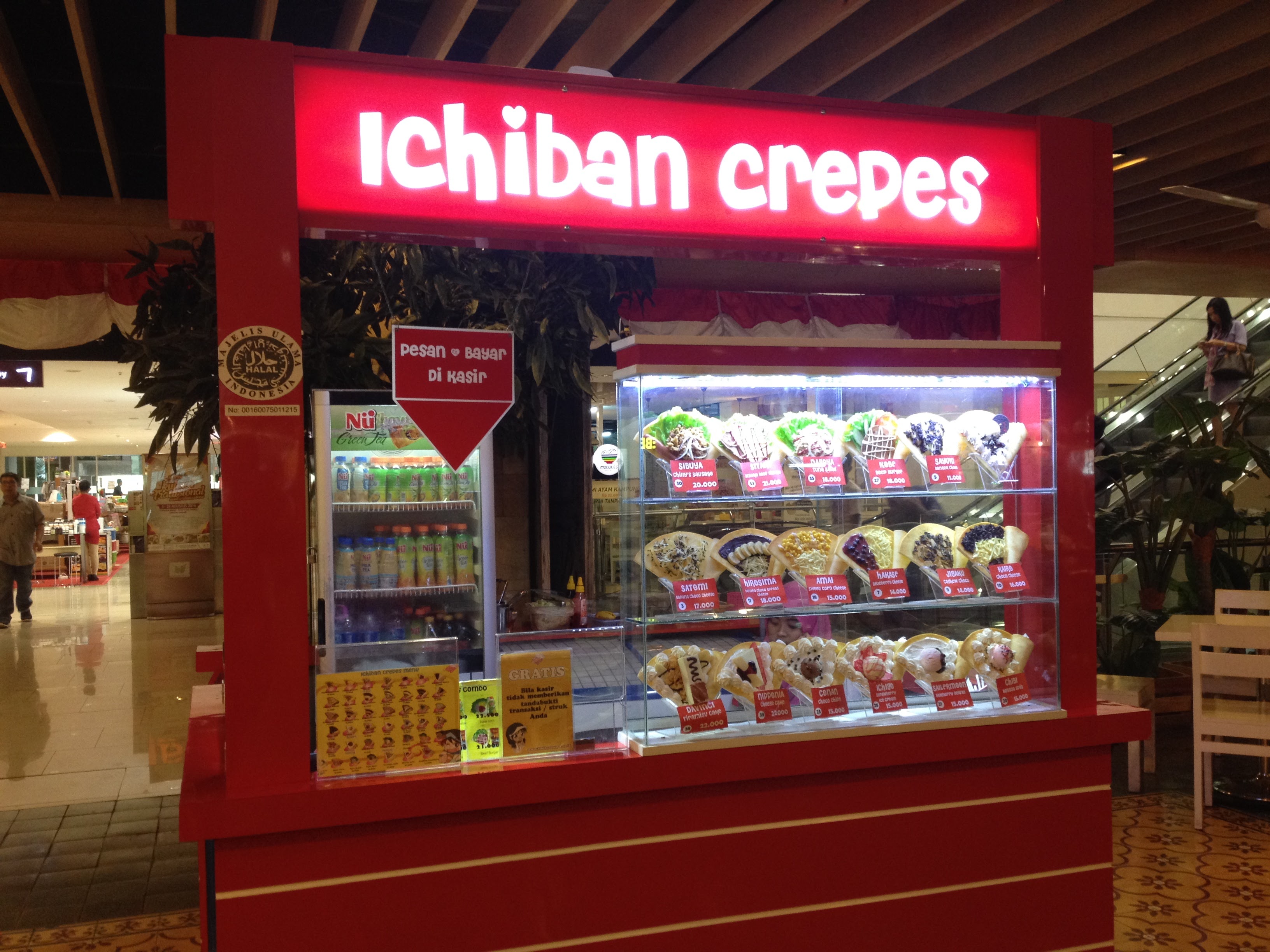 Ichiban Crepes terdekat Restoran dan Tempat Makan Desserts terdekat