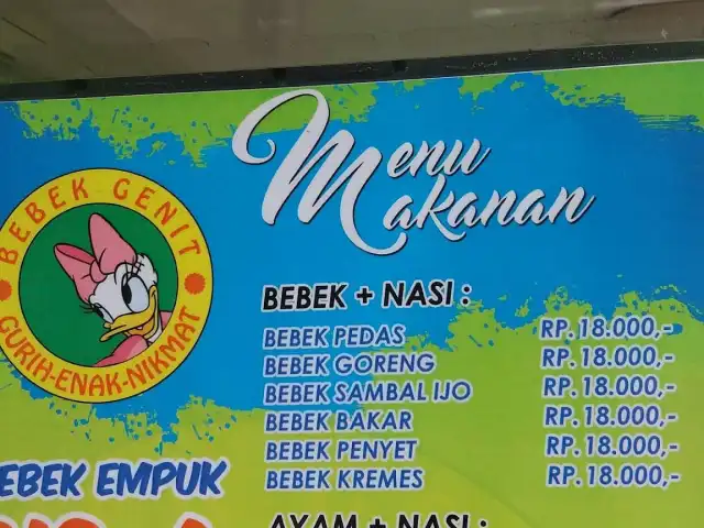 Gambar Makanan BEBEK GENIT 5