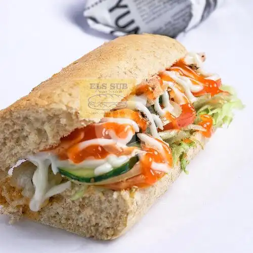 Gambar Makanan Sandwich Els Sub American Sandwich, Gedung Faria Graha 3