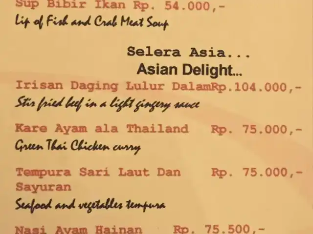 Gambar Makanan Dharmawangsa Restaurant - Singgasana Hotel Surabaya 11