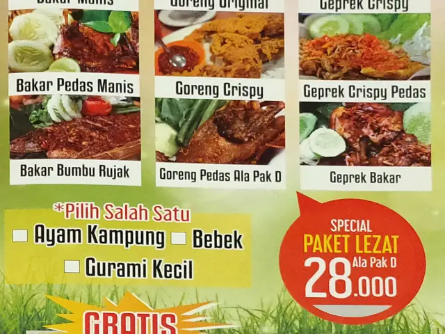 Gambar Makanan Ayam Bakar Pak D 4