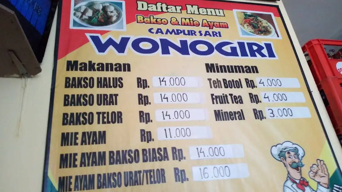 Bakso & Mie Ayam Campur Sari Wonogiri