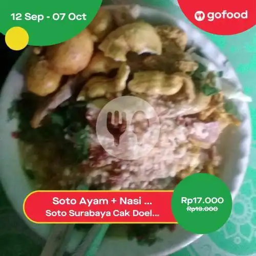 Gambar Makanan Soto Surabaya Cak Doel, Terminal Condongcatur 14