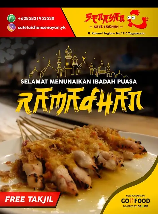 Gambar Makanan Sate Taichan Senayan Jogja 3