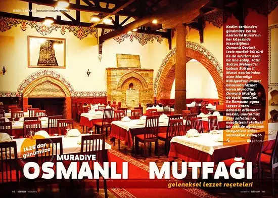 Muradiye Osmanlı Mutfağı'nin yemek ve ambiyans fotoğrafları 1