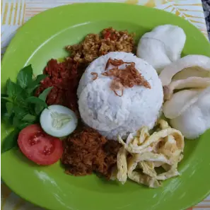 Gambar Makanan Nasi Gurih Ayam Suwir Mbah Amo, Gowongan 1