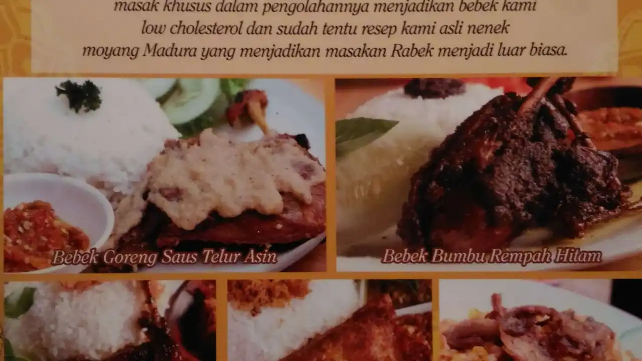 Bebek Rempah Asli Madura Rabek