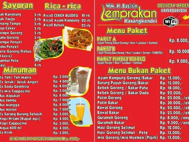 Gambar Makanan Warung Makan Lemprakan 2 Karangkandri 4