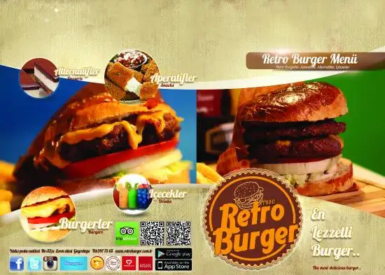 Retro Burger'nin yemek ve ambiyans fotoğrafları 16