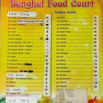 Minuman Bengkel Food Court