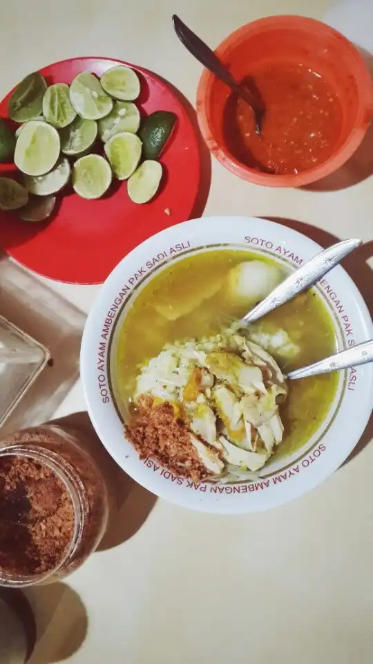 Gambar Makanan Soto Ayam Ambengan Pak Sadi Asli 7