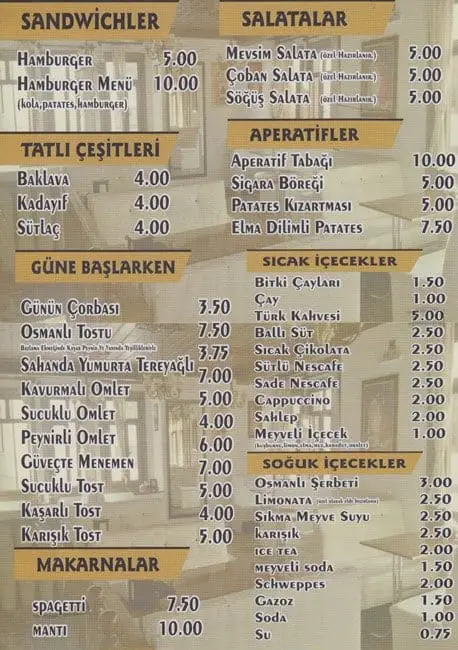 Tarihi Osmanlı Kafe'nin yemek ve ambiyans fotoğrafları 1