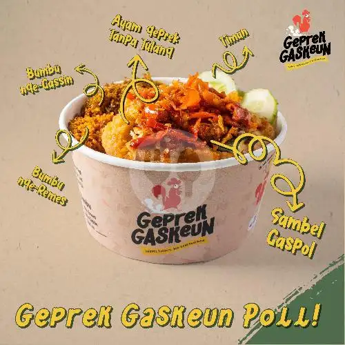 Gambar Makanan Ayam Geprek Gaskeun, Jalan Wisma Jaya No 2 1