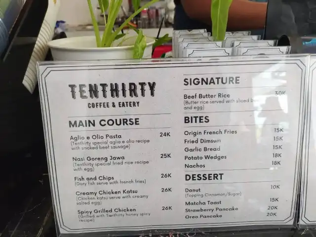 Gambar Makanan Tenthirty Coffee and Eatery 1