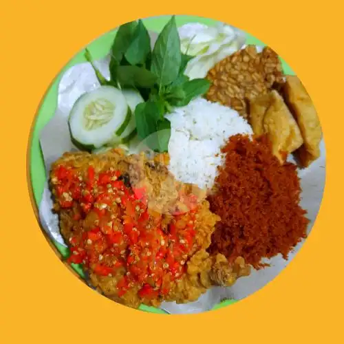 Gambar Makanan Ayam Geprek Serundeng Samrat, Wanea 7