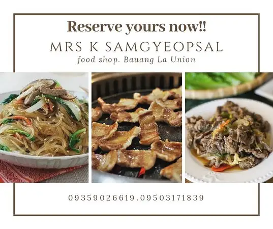 Mrs K Samyeopsal Food Photo 1
