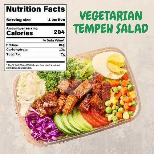 Gambar Makanan Salad Bowl Organic Salad, PIK 20