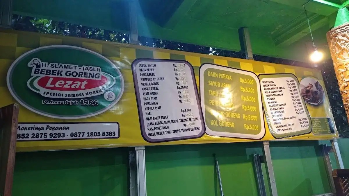 Bebek goreng h. Slamet (asli) cab sukoharjo