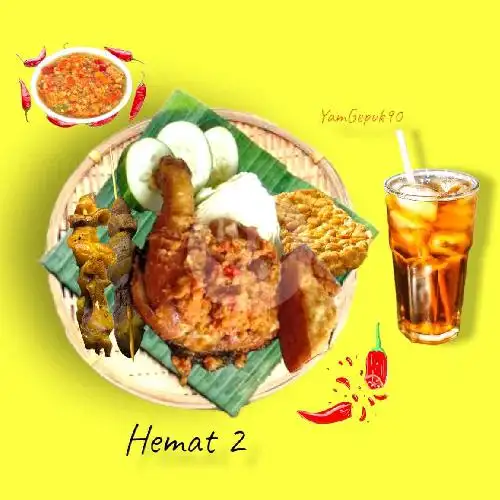 Gambar Makanan Ayam Gepuk 90, Jl. Tenis Raya Rt. 1 / Rw. 8 8