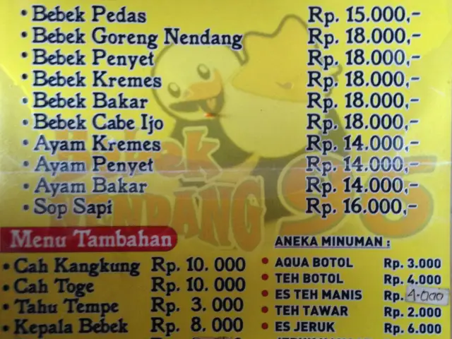 Gambar Makanan Bebek Nendang 2