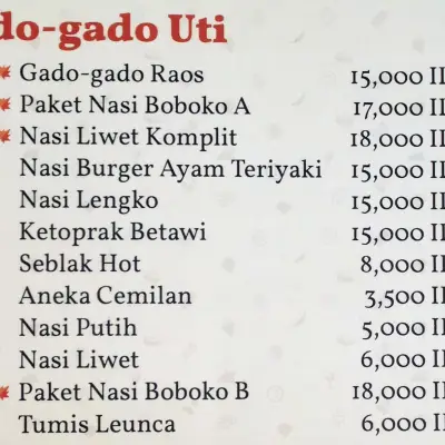 Gado - Gado Uti