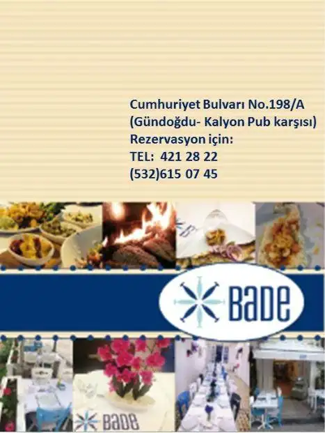BADE'nin yemek ve ambiyans fotoğrafları 16